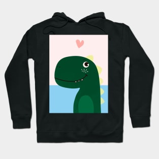 Love Dino Hoodie